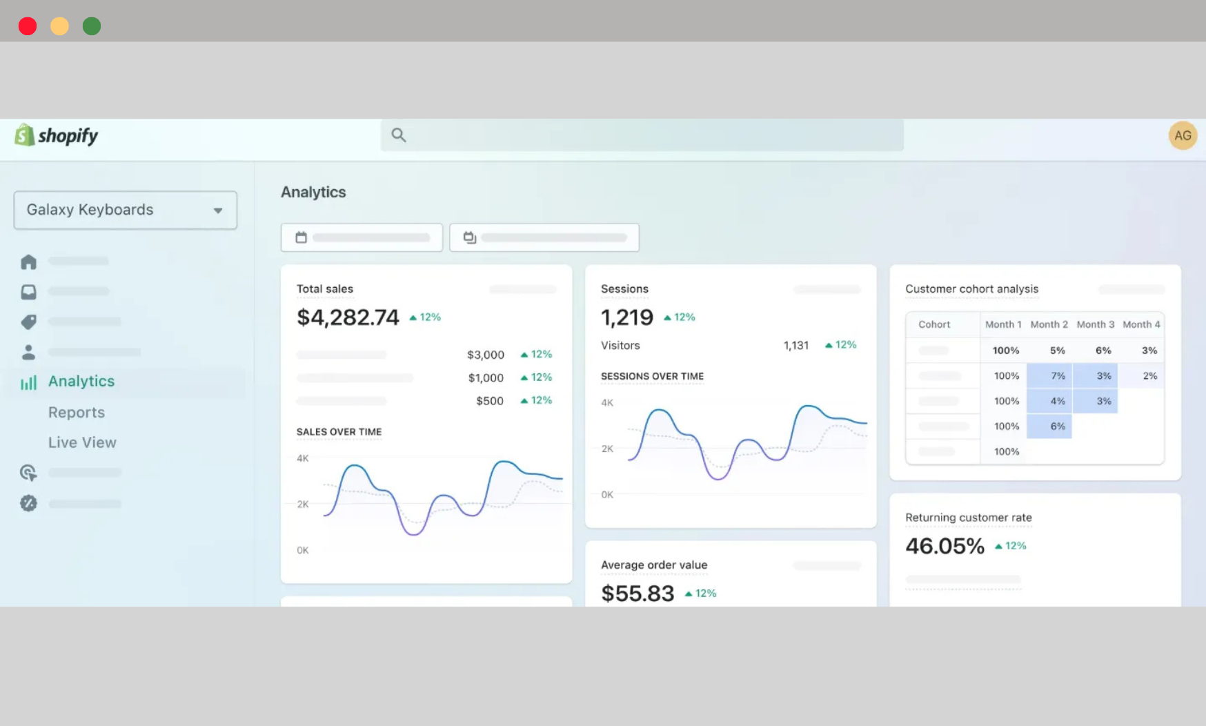 shopify analytics